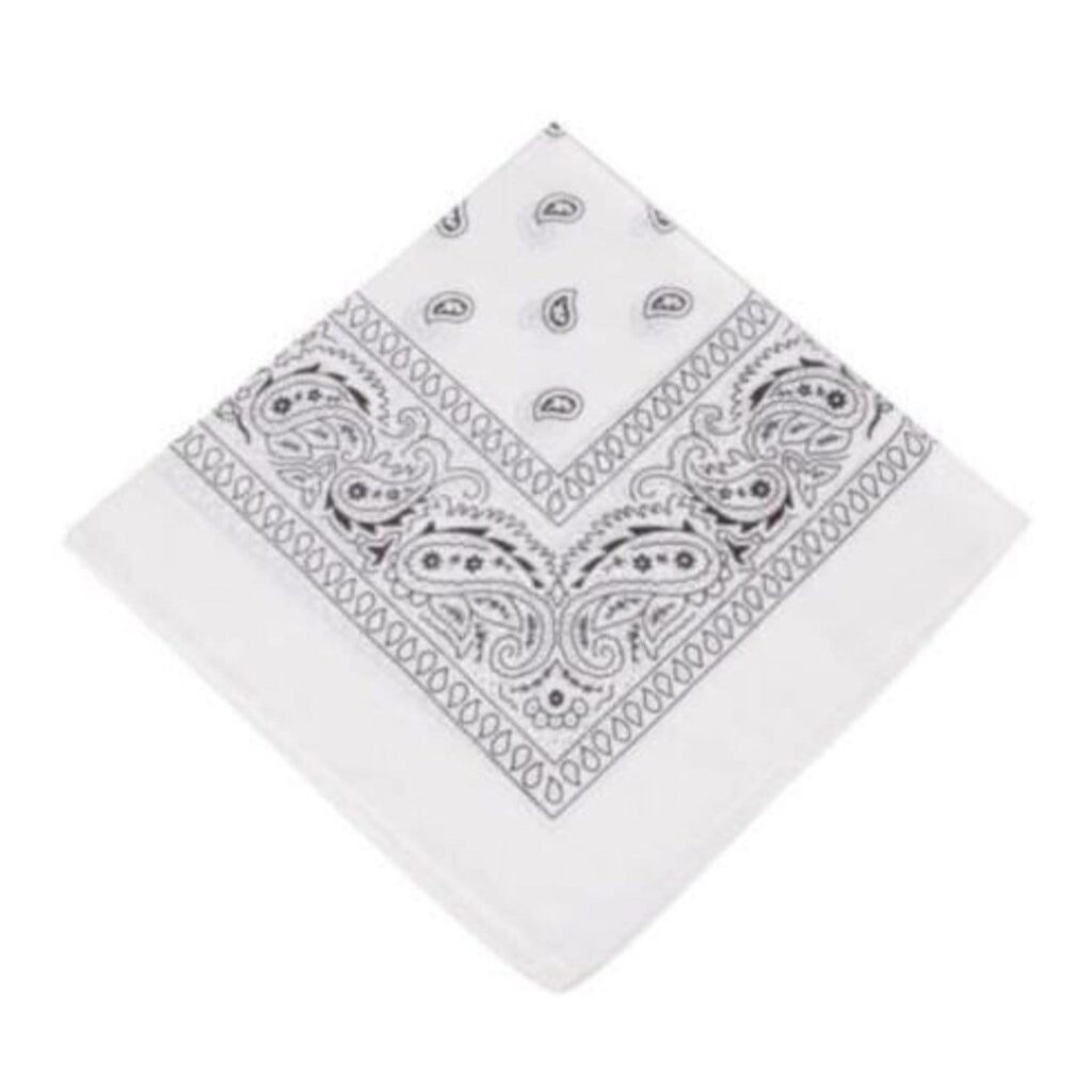 Bandana In Cotone con Stampa Logata