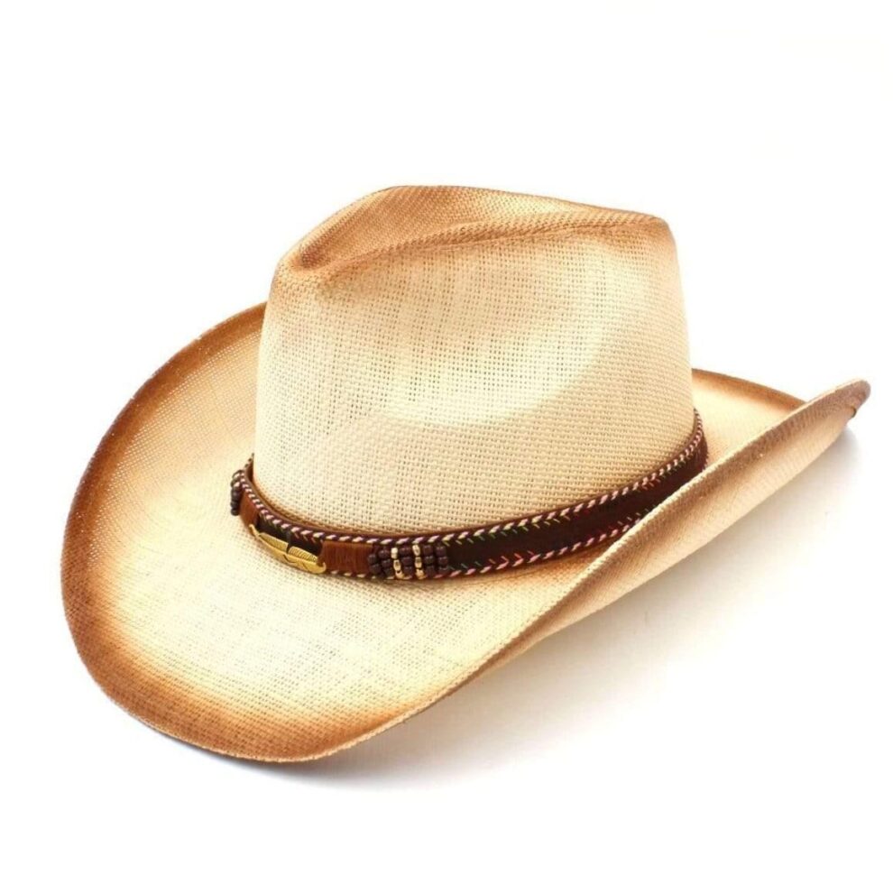 12 Pieces Cowboy Hats and Bandanas Bulk Cowboy Cowgirl