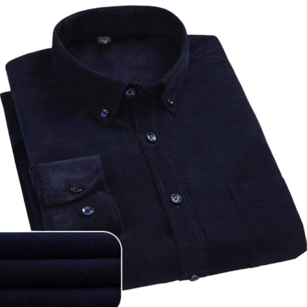 Camicia Da Lavoro Wrangler Uomo – Manica Lunga Taglio Cowboy – Indaco, 18.5-38