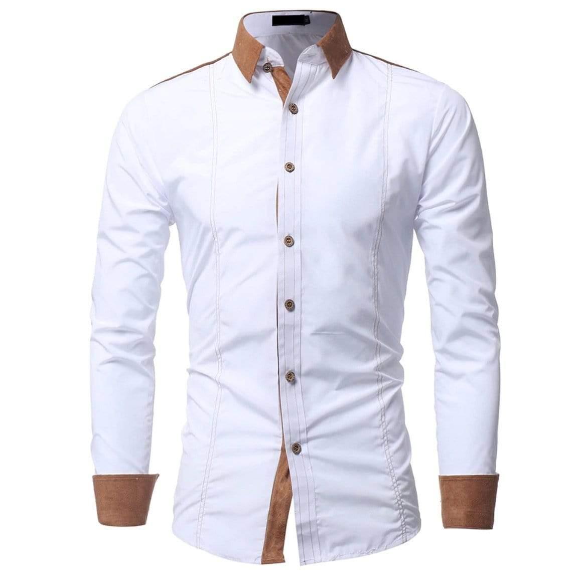 Chemise Vintage En Velours Marron - Taille M, Fabriquée En Italie - Style Hippie/western Années 70 - État Très Bon